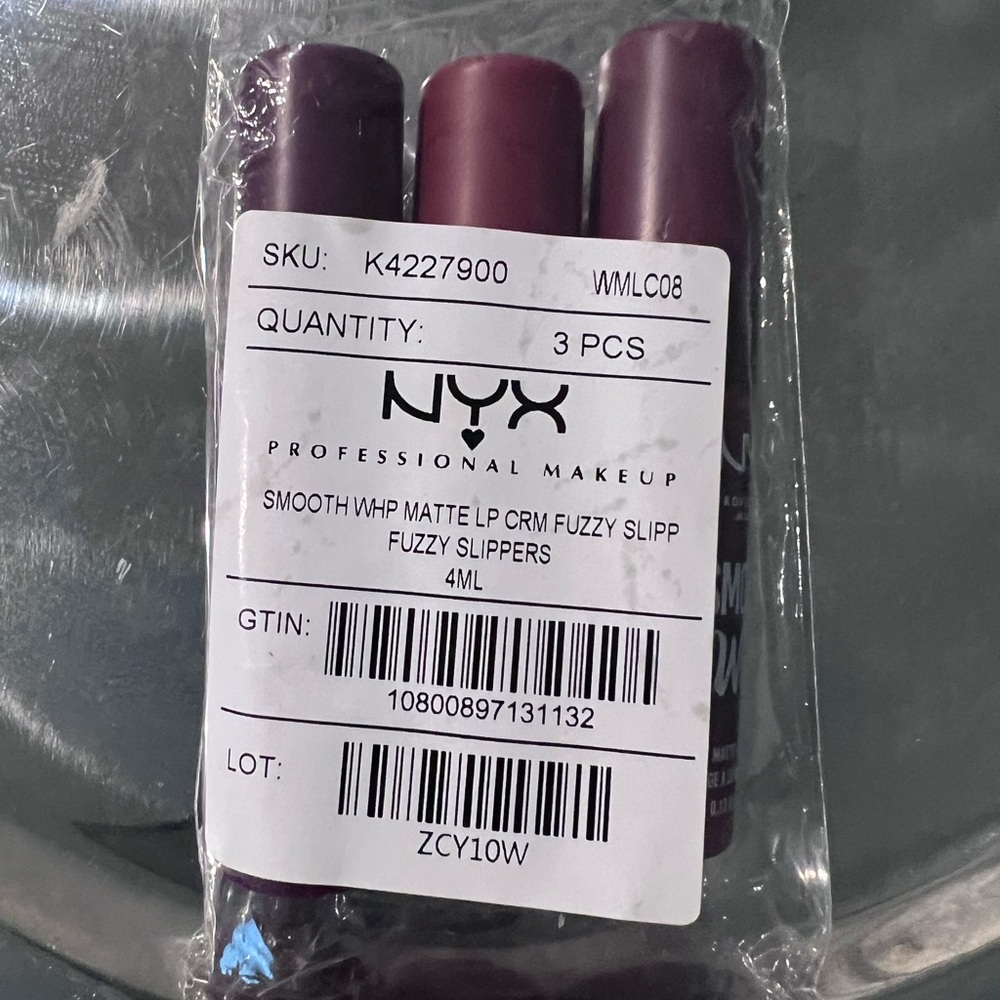 NYX Smooth Whip Matte Lip Cream Trio - Deep Purple